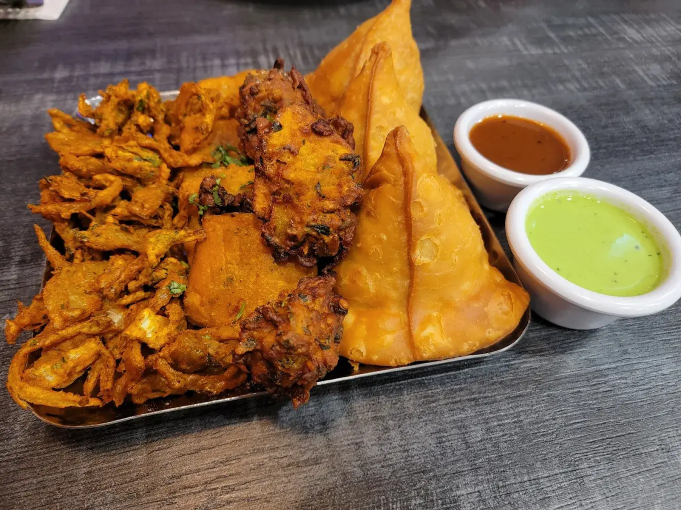 Fresh Indian food preparation at Indian Spoon Restaurant Calgary, AB